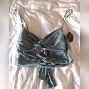 Summer Twist Back Tie Top